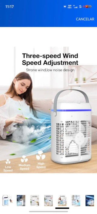 Mini Enfriador Portátil Silencioso