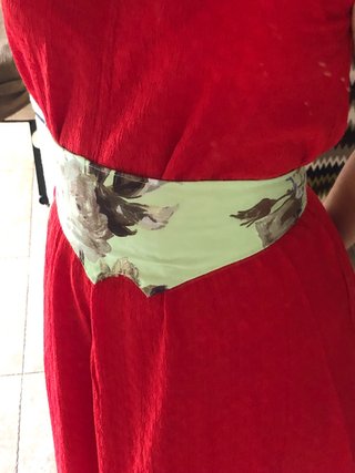 Fajín tela estampada ajustable