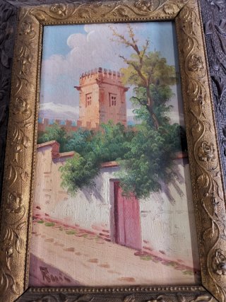 Óleos Escuela Andaluza principios s.XX por Ruiz