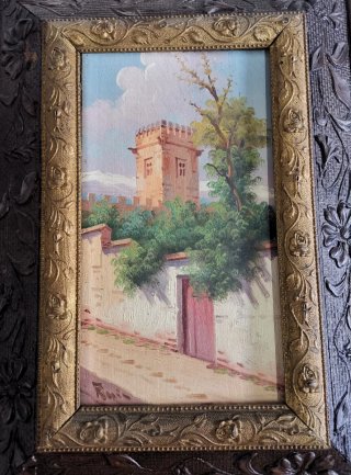 Óleos Escuela Andaluza principios s.XX por Ruiz