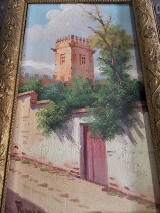Óleos Escuela Andaluza principios s.XX por Ruiz