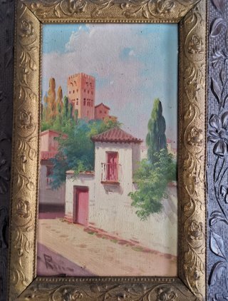 Óleos Escuela Andaluza principios s.XX por Ruiz