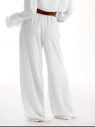 Pantaloni larghi bianchi