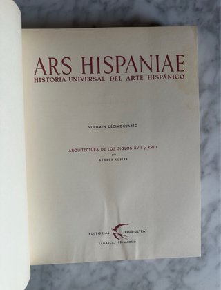 Ars Hispaniae XIV. Historia Universal
