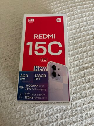 Xiaomi Redmi 15C 5G 128GB Negro