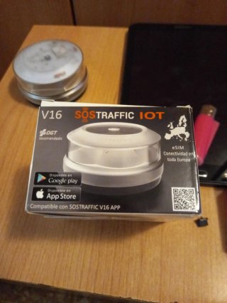 Baliza emergencia V16 SOS TRAFFIC IOT