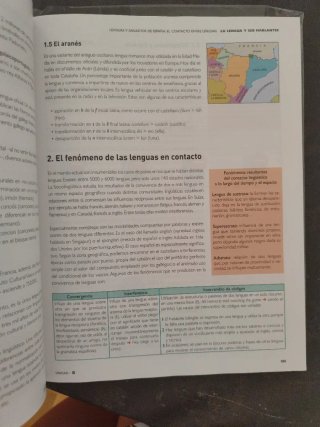 Lengua castellana y literatura 1, Le Bachillerato