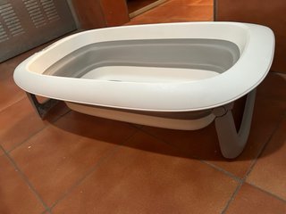 Bañera plegable Twistshake con cojín