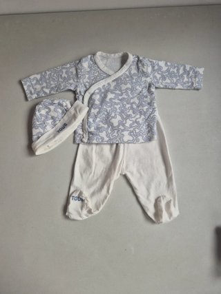 Conjunto bebé Tous 3 piezas. Talla 1 a 3 meses