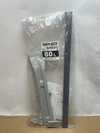Contenedor Tayg 80L Tapa Gris
