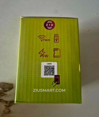 Altavoz ZIU Z-CUBE Bluetooth Negro Multicolor
