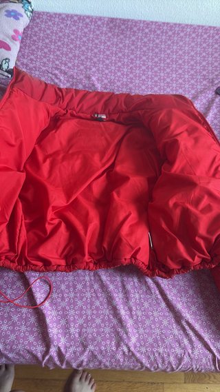 Chaqueta acolchada roja