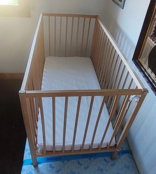 Cuna Ikea SMIGLAR madera 2 cunas