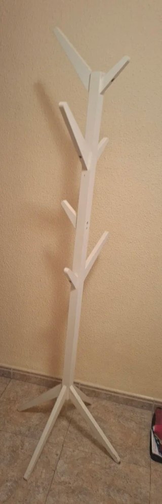 Perchero de pie blanco Ikea
