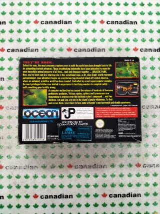 Jurassic Park Super Nintendo PAL