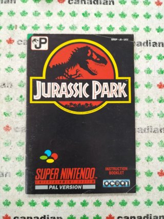 Jurassic Park Super Nintendo PAL
