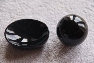 Esfera de Ónix Negro con Peana