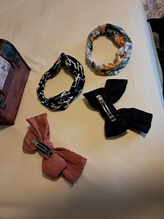 Pack diademas tela estampadas y lisas