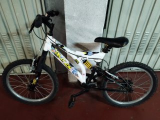 Bici unisex con cambios y amortiguadores