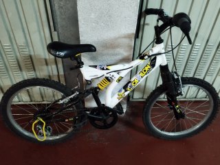 Bici unisex con cambios y amortiguadores