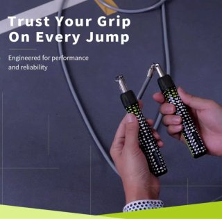 Cuerda saltar acero y PVC 8mm Entrenamiento
