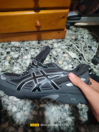 ASICS Zapatillas Running Hombre Negro Gris