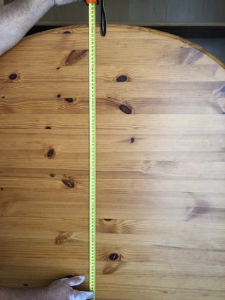 Mesa comedor extensible madera maciza