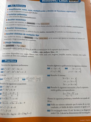 Matemáticas, Bachillerato 1