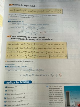 Matemáticas, Bachillerato 1