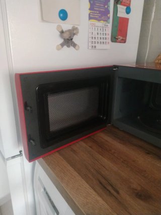 Microondas Orbegozo Rojo - Como Nuevo
