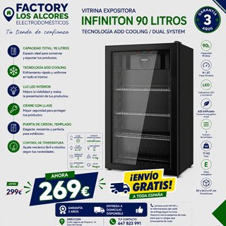 Vitrina Expositora Infiniton 90 Litros