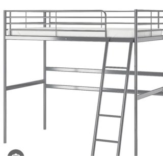 Letto a castello metallico Ikea 90cm