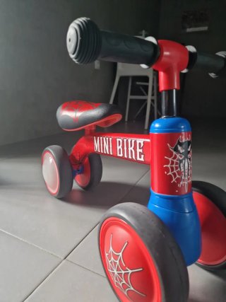 Mini Moto 3 Ruedas Spiderman