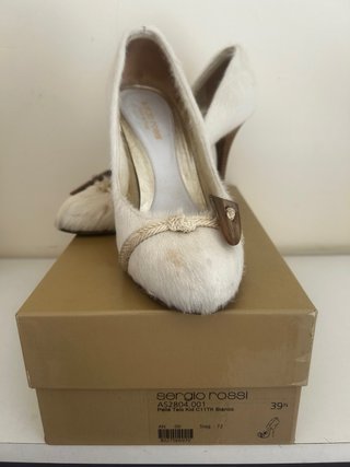 Sergio Rossi Scarpe Donna Tg. 39 Pelle