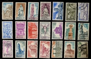 Sellos Serie Año Santo Compostelano de 1971