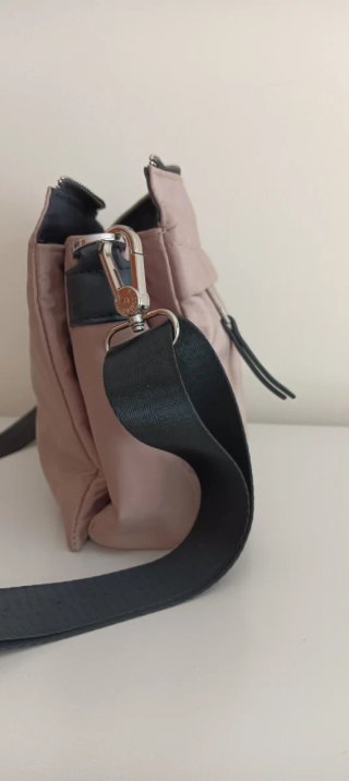 Bolso bandolera Paco Martinez beige y negro