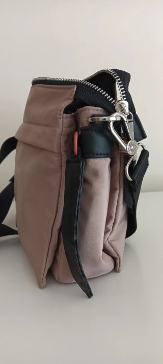 Bolso bandolera Paco Martinez beige y negro