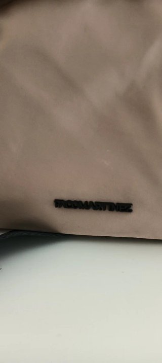 Bolso bandolera Paco Martinez beige y negro