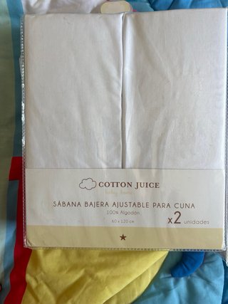2 Juego sábanas moisés Cotton SIN ABRIR