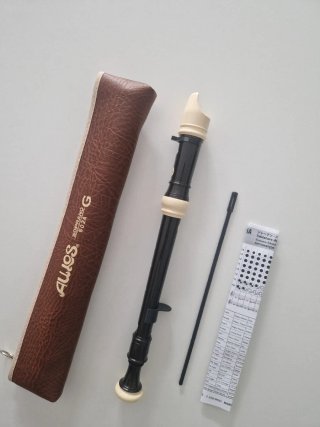 Flauta Aulos Soprano G 502A Nueva
