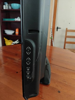 Televisión LG Negra