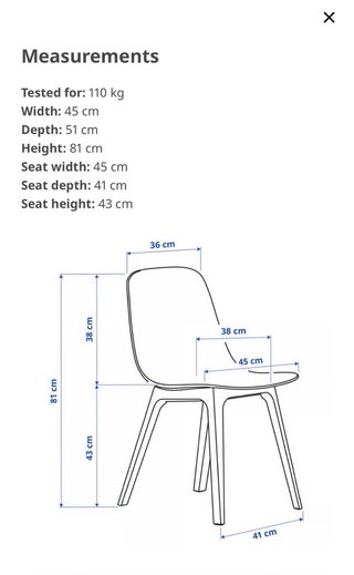 Silla moderna negra