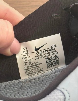 Zapatillas Nike React Mujer Gris y Rosa