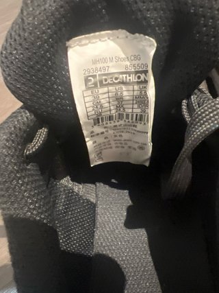 Zapatillas de montaña Quechua grises y negras