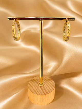 Pendientes de Aro Versace 18 quilates MAD-TRA2363