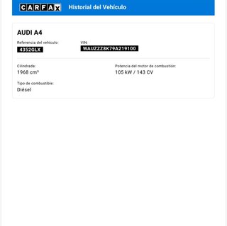 Audi A4 2.0 TDI 143cv DPF