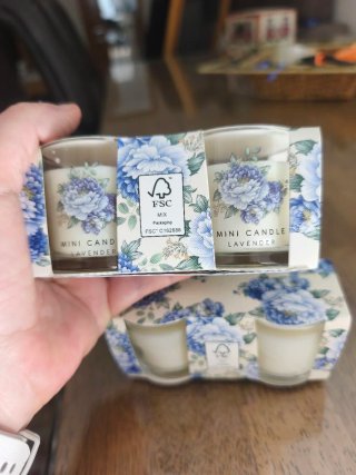 Lote 4 Velitas Perfumadas Lavanda