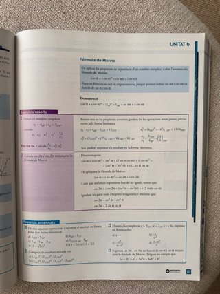 Matemàtiques 1 batxillerat