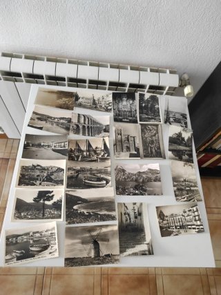 Lote Postales Antiguas Años 40-50 (las 4 fotos)