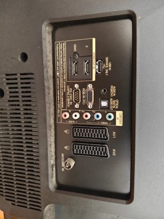 Televisión LG Negra